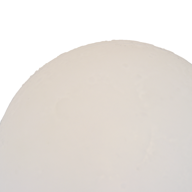 Luminária Lua Kawaii 23,5x27x14,5cm Polietileno Branco - Usare Lua Kawaii  Branca